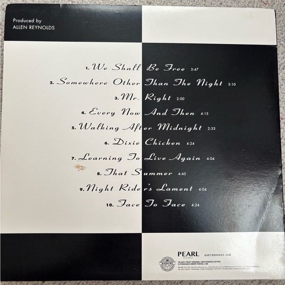 Garth Brooks The Chase Vinyl Record - Picture 2 of 4